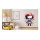 Sticker decorativ, Horror, Waterproof, Alb, 80 cm, 1306STK-10