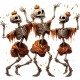 Sticker decorativ, Halloween, Waterproof, Portocaliu, 61 cm, 1306STK-11 Sticker decorativ, Halloween, Waterproof, Portocaliu, 61 cm, 1306STK-11