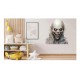 Sticker decorativ, Horror, Waterproof, Alb, 60 cm, 1306STK-5
