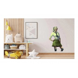 Sticker decorativ, Zombie, Waterproof, Verde, 90 cm, 1306STK-7