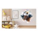 Sticker decorativ, Vultur, Alb, 62 cm, 1307STK-6 Sticker decorativ, Vultur, Alb, 62 cm, 1307STK-6