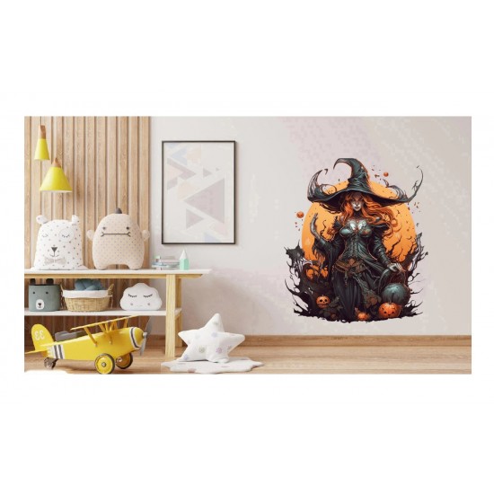 Sticker decorativ, Halloween, Negru, 70 cm, 1308STK Sticker decorativ, Halloween, Negru, 70 cm, 1308STK