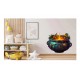 Sticker decorativ, Halloween, Portocaliu, 67 cm, 1308STK-12