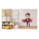 Sticker decorativ Baiat Supererou, Rosu, 65 cm, 1309STK-1