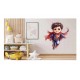 Sticker decorativ Baiat Supererou, Rosu, 67 cm, 1309STK-10 Sticker decorativ Baiat Supererou, Rosu, 67 cm, 1309STK-10