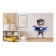 Sticker decorativ Baiat Supererou, Albastru, 72 cm, 1309STK-5