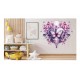 Sticker decorativ Fluture, Roz, 69 cm, 1316STK-1