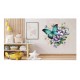 Sticker decorativ Fluture, Verde, 63 cm, 1316STK-4
