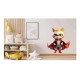 Sticker decorativ, Pisica Supererou, Rosu, 66 cm, 1318STK-4