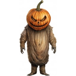 Sticker decorativ, Horror, Portocaliu, 90 cm, 1321STK-11