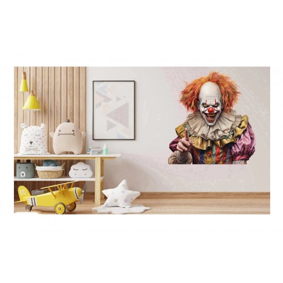 Sticker decorativ, Horror, Multicolor, 63 cm, 1321STK-15