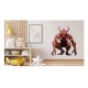 Sticker decorativ, Horror, Rosu, 76 cm, 1321STK-17