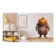 Sticker decorativ, Horror, Portocaliu, 90 cm, 1321STK-7