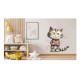 Sticker decorativ, Pisica, Gri, 68 cm, 1326STK-1 Sticker decorativ, Pisica, Gri, 68 cm, 1326STK-1