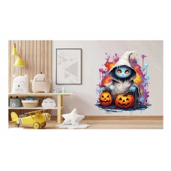 Sticker decorativ, Halloween, Multicolor, 75 cm, 1327STK Sticker decorativ, Halloween, Multicolor, 75 cm, 1327STK