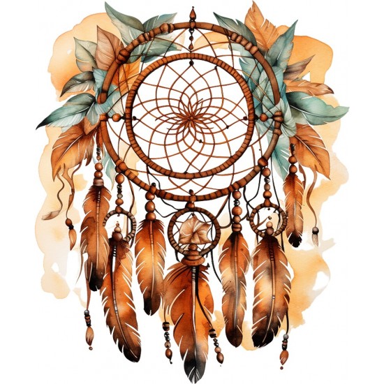 Sticker decorativ, Mandala, Maro, 73 cm, 1328STK-10 Sticker decorativ, Mandala, Maro, 73 cm, 1328STK-10