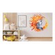 Sticker decorativ, Woman, Turcoaz, 63 cm, 1328STK-5 Sticker decorativ, Woman, Turcoaz, 63 cm, 1328STK-5