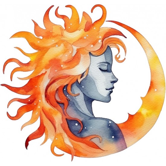 Sticker decorativ, Woman, Turcoaz, 63 cm, 1328STK-5 Sticker decorativ, Woman, Turcoaz, 63 cm, 1328STK-5