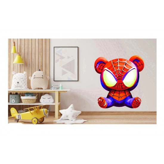 Sticker decorativ, Ursulet, Rosu, 61 cm, 1330STK Sticker decorativ, Ursulet, Rosu, 61 cm, 1330STK