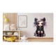 Sticker decorativ, Printesa Rock, Negru, 76 cm, 1331STK-7