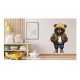 Sticker decorativ, Teddy Hip Hop, Maro, 90 cm, 1332STK-1 Sticker decorativ, Teddy Hip Hop, Maro, 90 cm, 1332STK-1