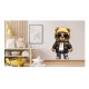 Sticker decorativ, Teddy Hip Hop, Galben, 89 cm, 1332STK-2