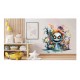 Sticker decorativ, Halloween, Turcoaz, 64 cm, 1334STK-3 Sticker decorativ, Halloween, Turcoaz, 64 cm, 1334STK-3