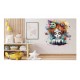 Sticker decorativ, Halloween, Portocaliu, 61 cm, 1334STK-4 Sticker decorativ, Halloween, Portocaliu, 61 cm, 1334STK-4