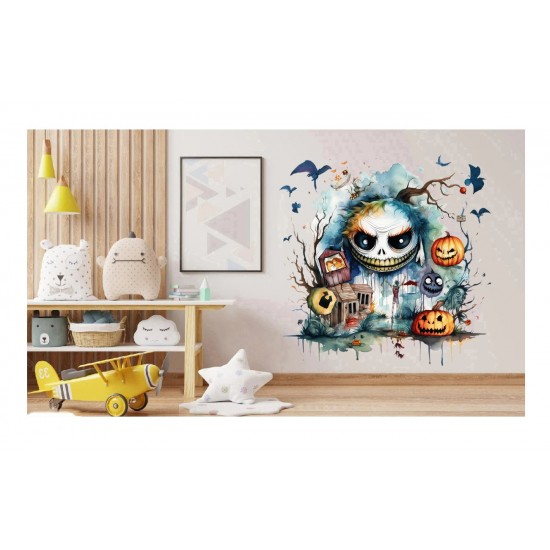 Sticker decorativ, Halloween, Multicolor, 61 cm, 1334STK-7 Sticker decorativ, Halloween, Multicolor, 61 cm, 1334STK-7