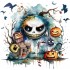 Sticker decorativ, Halloween, Multicolor, 61 cm, 1334STK-7