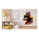 Sticker decorativ, Fotbal American, Maro, 76 cm, 1335STK-11 Sticker decorativ, Fotbal American, Maro, 76 cm, 1335STK-11