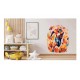 Sticker decorativ, Fotbal American, Portocaliu, 74 cm, 1335STK-18