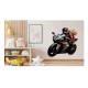 Sticker decorativ, Motocicleta, Negru, 62 cm, 1336STK-7