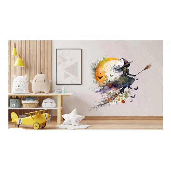 Sticker decorativ, Halloween, Negru, 66 cm, 1337STK-12 Sticker decorativ, Halloween, Negru, 66 cm, 1337STK-12