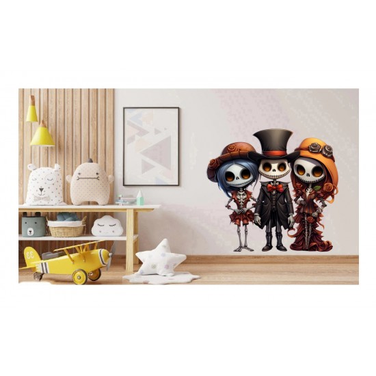 Sticker decorativ, Halloween, Multicolor, 61 cm, 1337STK-7 Sticker decorativ, Halloween, Multicolor, 61 cm, 1337STK-7
