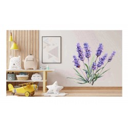 Sticker decorativ, Lavanda, Mov, 61 cm, 1339STK-8