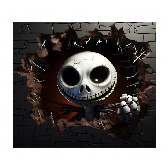 Sticker decorativ, Halloween, Gri, 68 cm, 1340STK-3 Sticker decorativ, Halloween, Gri, 68 cm, 1340STK-3