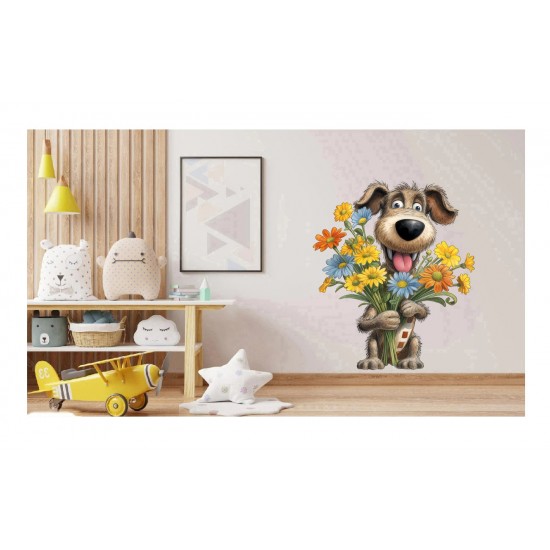Sticker decorativ, Caine, Multicolor, 74 cm, 1341STK-8