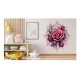 Sticker decorativ, Trandafiri, Roz, 61 cm, 1343STK-17 Sticker decorativ, Trandafiri, Roz, 61 cm, 1343STK-17