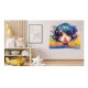 Sticker decorativ, Culori Pastelate, Fata, Albastru, 61 cm, 1347STK Sticker decorativ, Culori Pastelate, Fata, Albastru, 61 cm, 1347STK