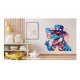 Sticker decorativ, Dinozaur, Albastru, 63 cm, 1348STK Sticker decorativ, Dinozaur, Albastru, 63 cm, 1348STK