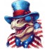 Sticker decorativ, Dinozaur, Rosu, 73 cm, 1348STK-2