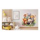 Sticker decorativ, Animale Cantarete, Verde, 62 cm, 1349STK-3