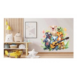 Sticker decorativ, Animale Cantarete, Multicolor, 69 cm, 1349STK-7 Sticker decorativ, Animale Cantarete, Multicolor, 69 cm, 1349STK-7