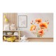 Sticker decorativ, Buchet de Flori Maci, Portocaliu, 61 cm, 1350STK-5