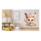 Sticker decorativ, Vulpe, Maro, 69 cm, 1351STK-5