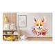 Sticker decorativ, Vulpe, Multicolor, 68 cm, 1351STK-8
