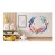 Sticker decorativ, Aripi, Roz, 64 cm, 1355STK-12