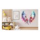 Sticker decorativ, Aripi, Gri, 63 cm, 1355STK-3 Sticker decorativ, Aripi, Gri, 63 cm, 1355STK-3