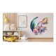 Sticker decorativ, Aripi, Turcoaz, 63 cm, 1355STK-6